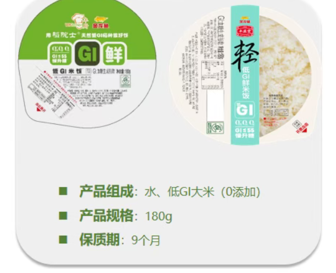 把“低GI”塞進(jìn)米袋，這一波糧油贏麻了